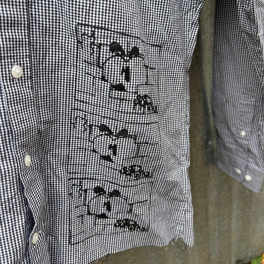 TRIPLE PRINT BUTTON UP