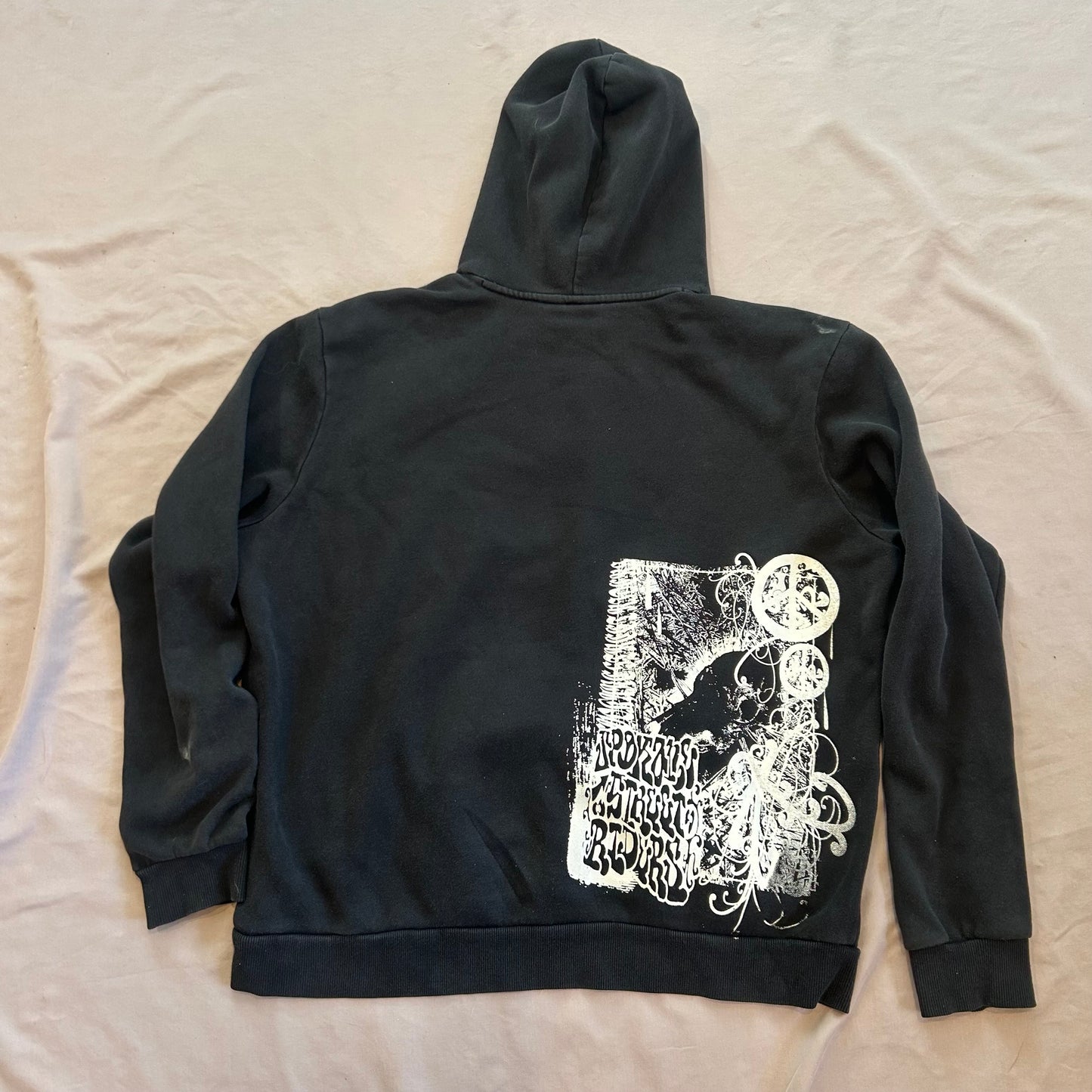 BLACK STUDDE HOODIE