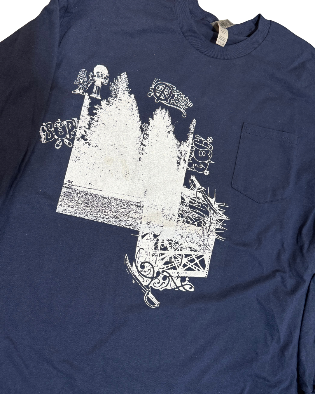 Navy Longsleeve Tee