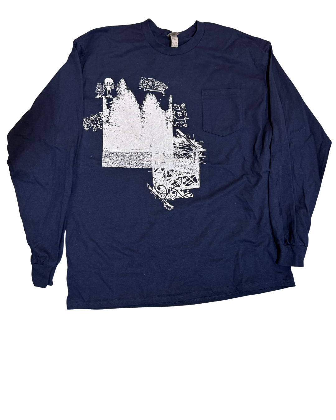 Navy Longsleeve Tee