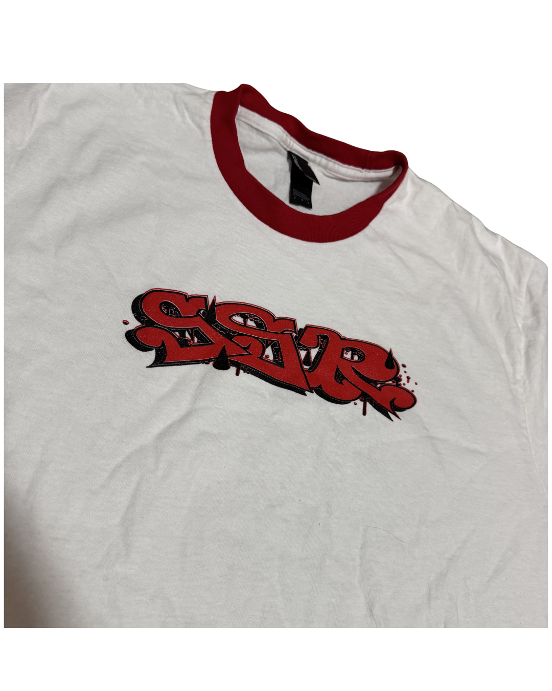SSR Red & White Ringer Tee