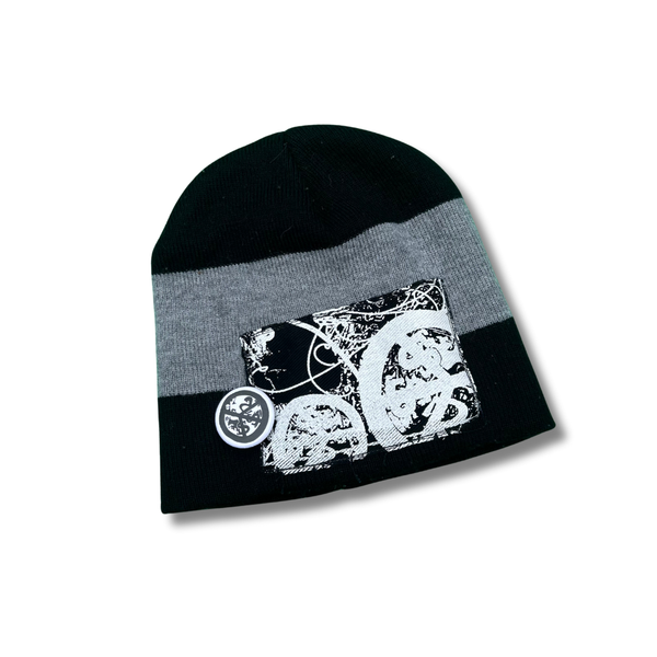 GREY & BLACK SSR BEANIE