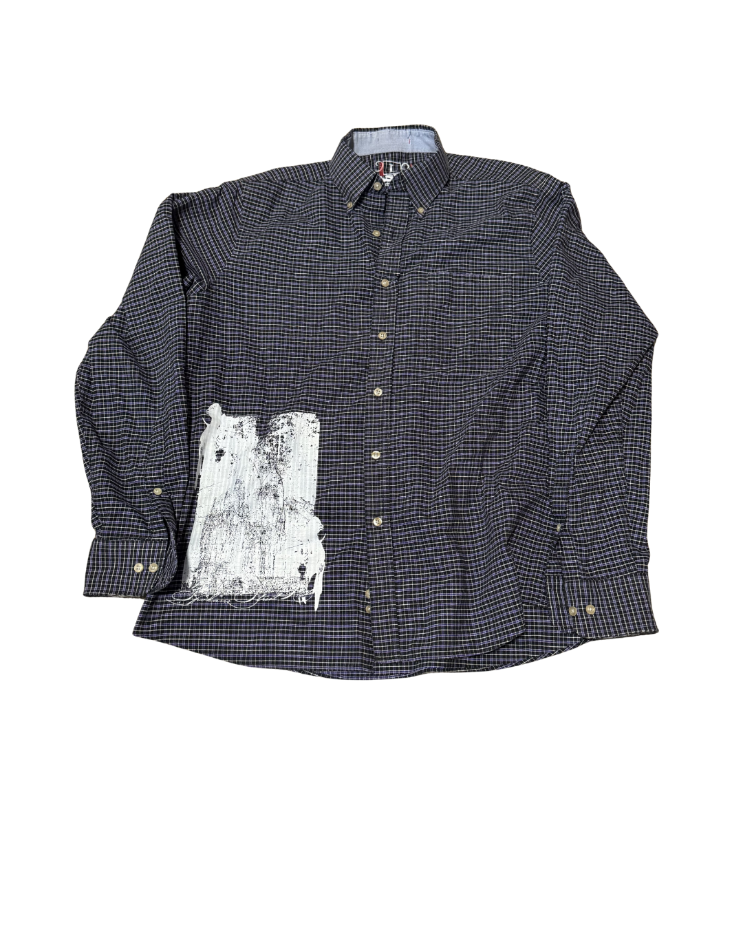 Purple & Black Button Down