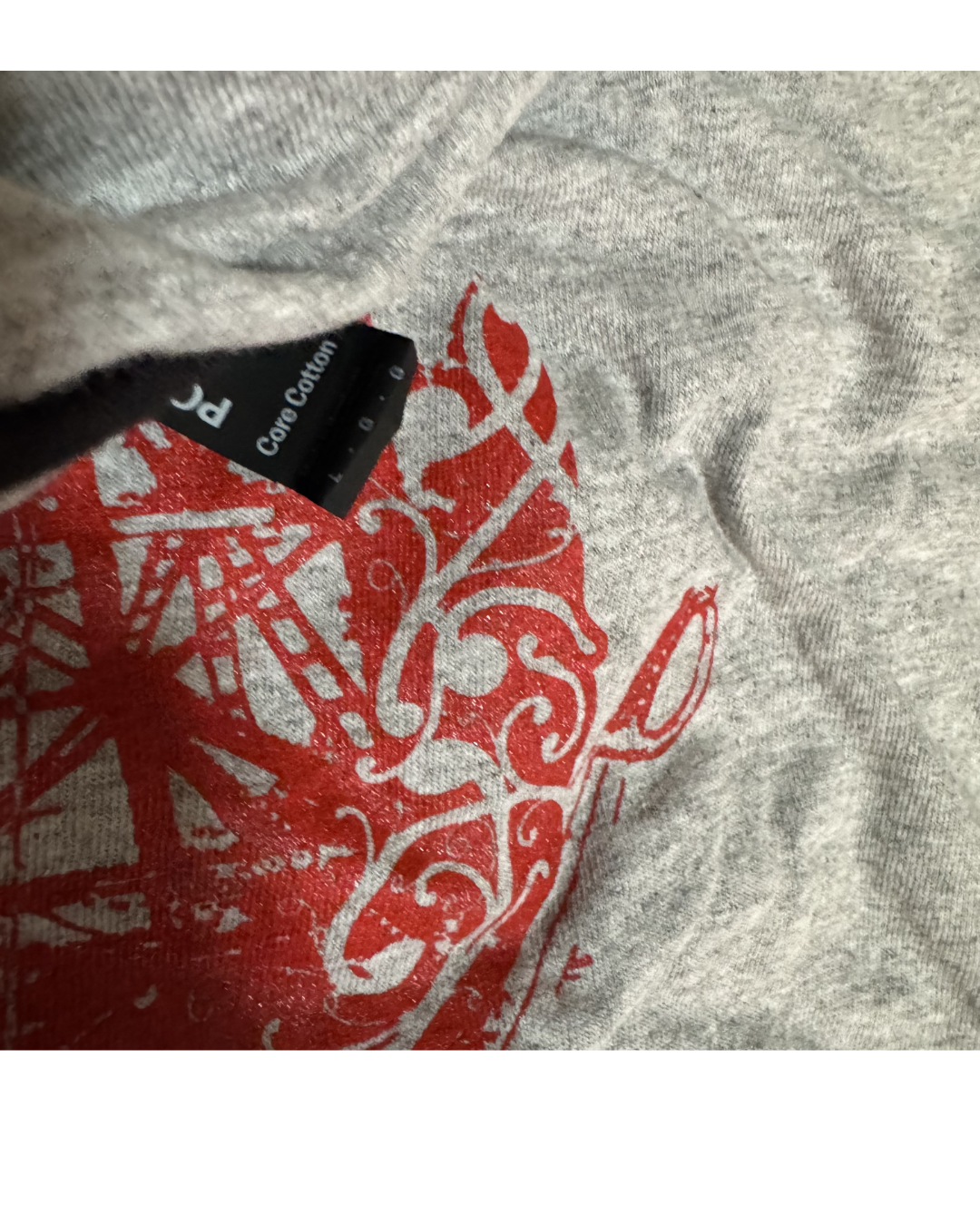 Red & White Basball Tee