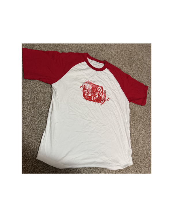 Red & White Basball Tee