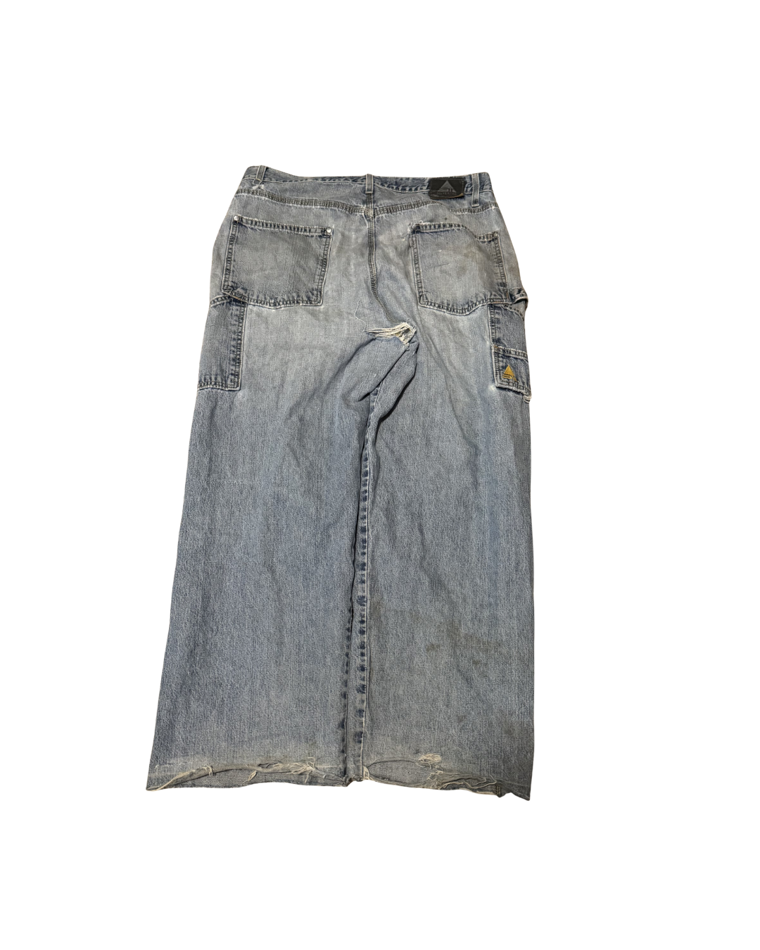 SIlver Tab Skull Jeans
