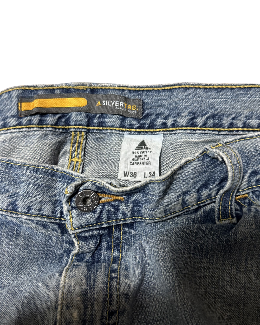 SIlver Tab Skull Jeans