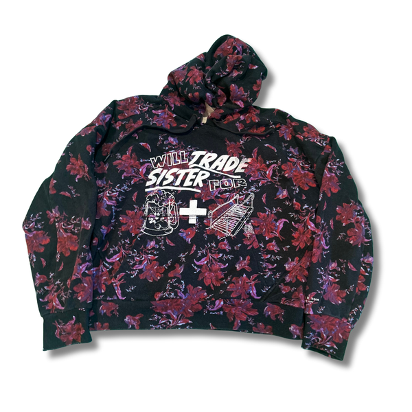 SSR FLOURAL PULLOVER HOODIE