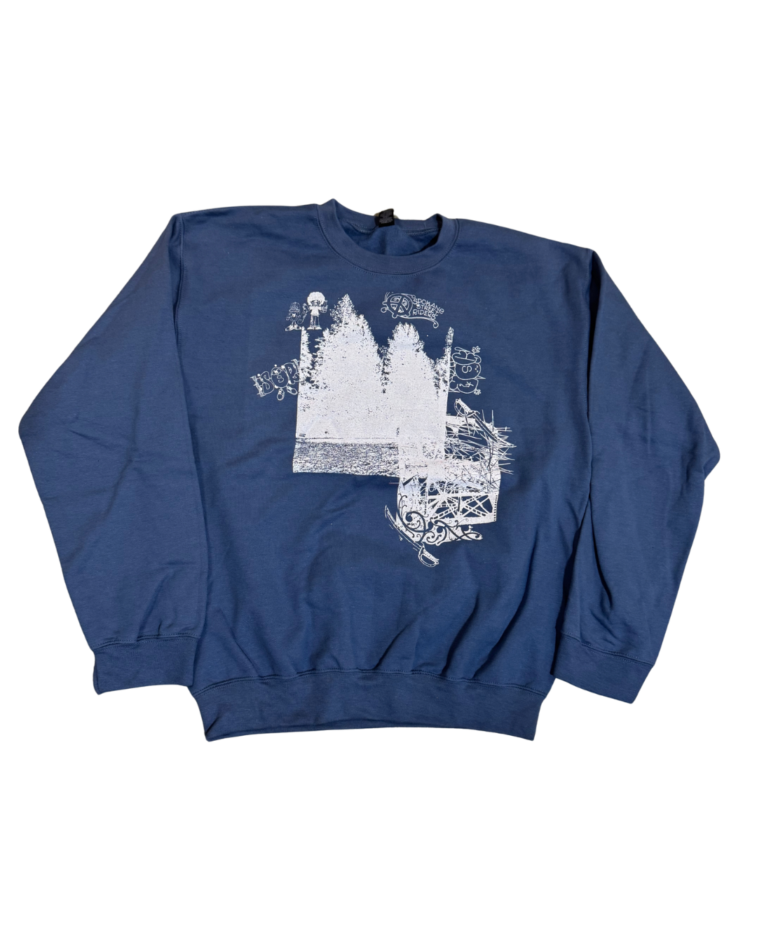 Blue Crew Neck