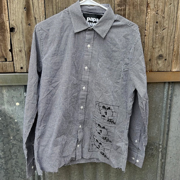 TRIPLE PRINT BUTTON UP