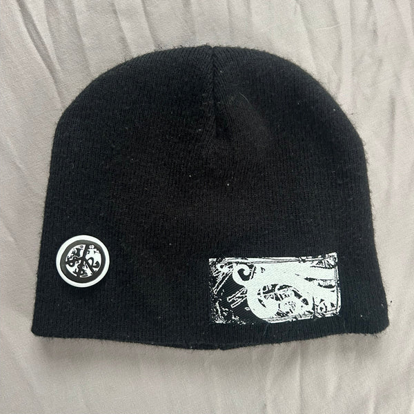 BLACK SKULLCAP BEANIE