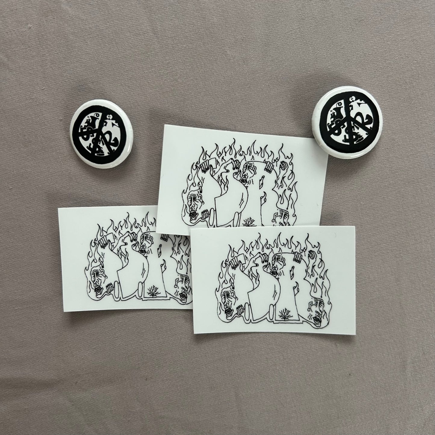 SSR BUTTON & STICKER PACK